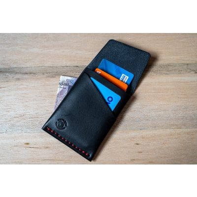 Wallet No. 02 - One Piece Flap Wallet - Camouflage - hand dyed