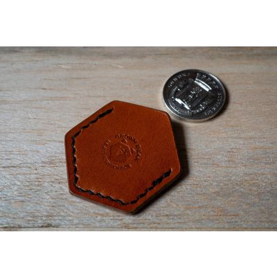 Leather EDC Coin Sleeve - Lucky Coin Slip | Full Grain Coin Holder