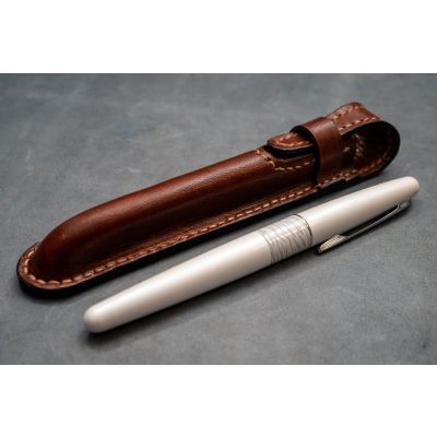 Leather Pen Case, Luxury Pen Case, Italian Leather, Handmade, Pencil Holder