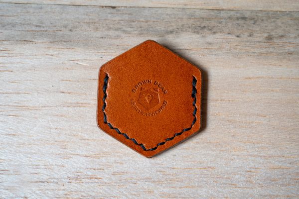 Leather EDC Coin Sleeve - Lucky Coin Slip | Full Grain Coin Holder - Image 5