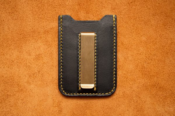 Wallet No. 35 - Vertical Minimalist Wallet with Money Clip - Image 3