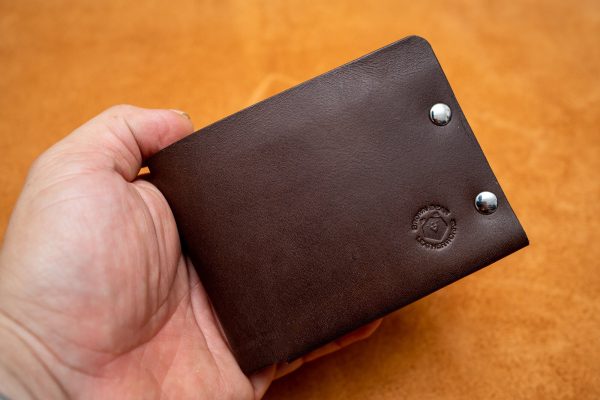 Wallet No. 36 - Minimalist Bifold Wallet With Rivets - Image 6