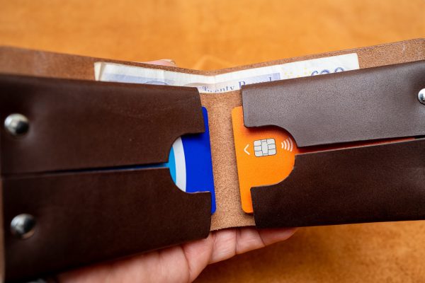 Wallet No. 36 - Minimalist Bifold Wallet With Rivets - Image 7