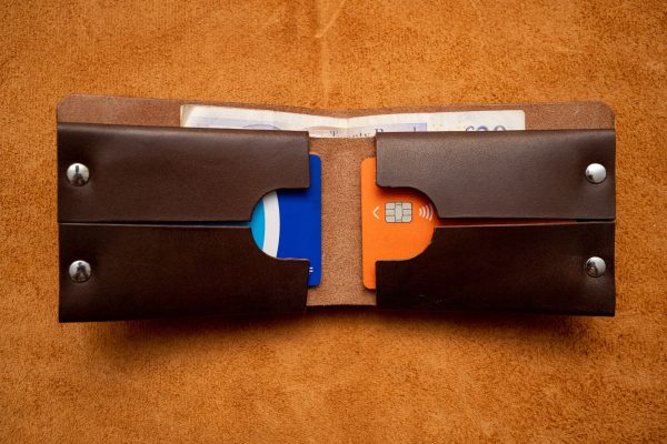 Wallet No. 36 - Minimalist Bifold Wallet With Rivets