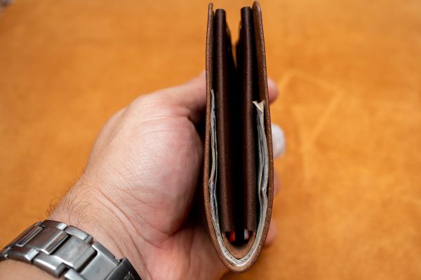 Wallet No. 36 - Minimalist Bifold Wallet With Rivets - Image 9