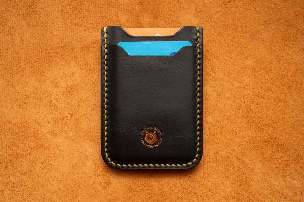 Wallet No. 35 - Vertical Minimalist Wallet with Money Clip - Image 4