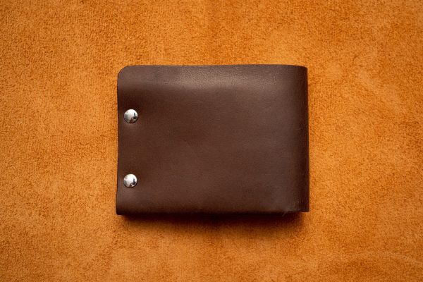 Wallet No. 36 - Minimalist Bifold Wallet With Rivets - Image 3