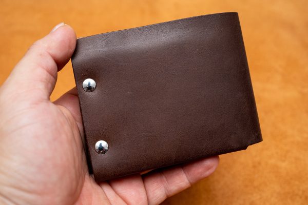 Wallet No. 36 - Minimalist Bifold Wallet With Rivets - Image 8