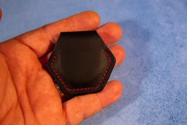 Leather EDC Coin Sleeve for two coins - Image 5