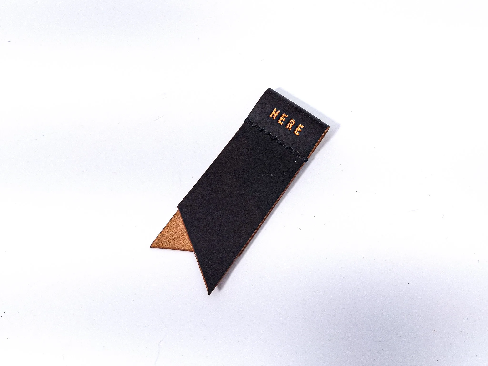 Handmade Personalised Leather Bookmark -Gifts For Him and Her - Image 2